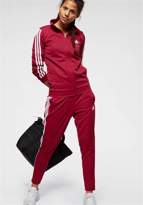 adidas anzug rot frauen